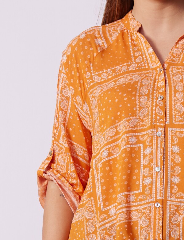 Blusa Picos ANARANJADO