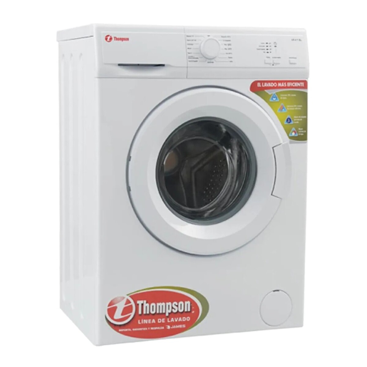 Lavarropas Automático Thompson Lr 611 Blanco 6kg 220v 