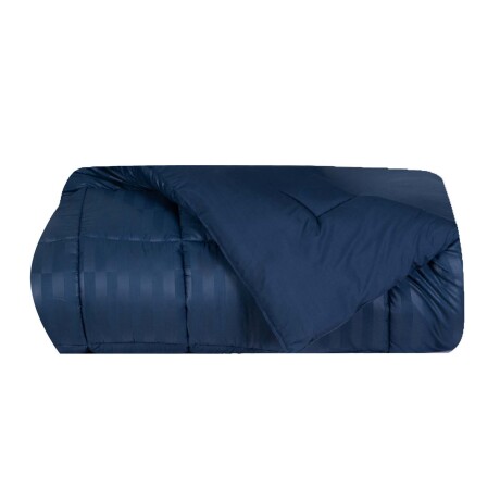 ACOLCHADO QUEEN POLIESTER AZUL EMBOSSED MARINO