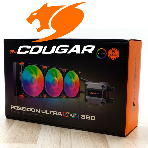 Watercooling Cougar Poseidon Ultra 360 Argb Bk WATER COOLING COUGAR POSEIDON ULTRA 360