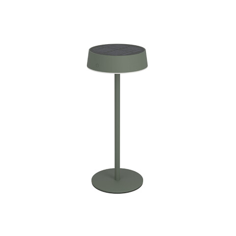 Lámpara de mesa verde solar-USB 3W 3 tonalidades EG3686