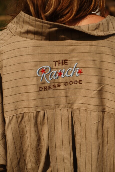 The Ranch Shirt Beige / Negro