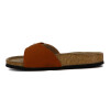 Sandalias Mujer Darkness Tira Ancha Y Hebilla Marron Claro