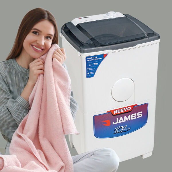 Lavarropas James 7 Kg Top 076 A G2 LAVARROPAS JAMES TOP 076 G2 24311 AP