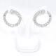 Antiguo Par De Caravanas En Platino Y Diamantes 6 Ct 1930-1950'S Antiguo Par De Caravanas En Platino Y Diamantes 6 Ct 1930-1950'S