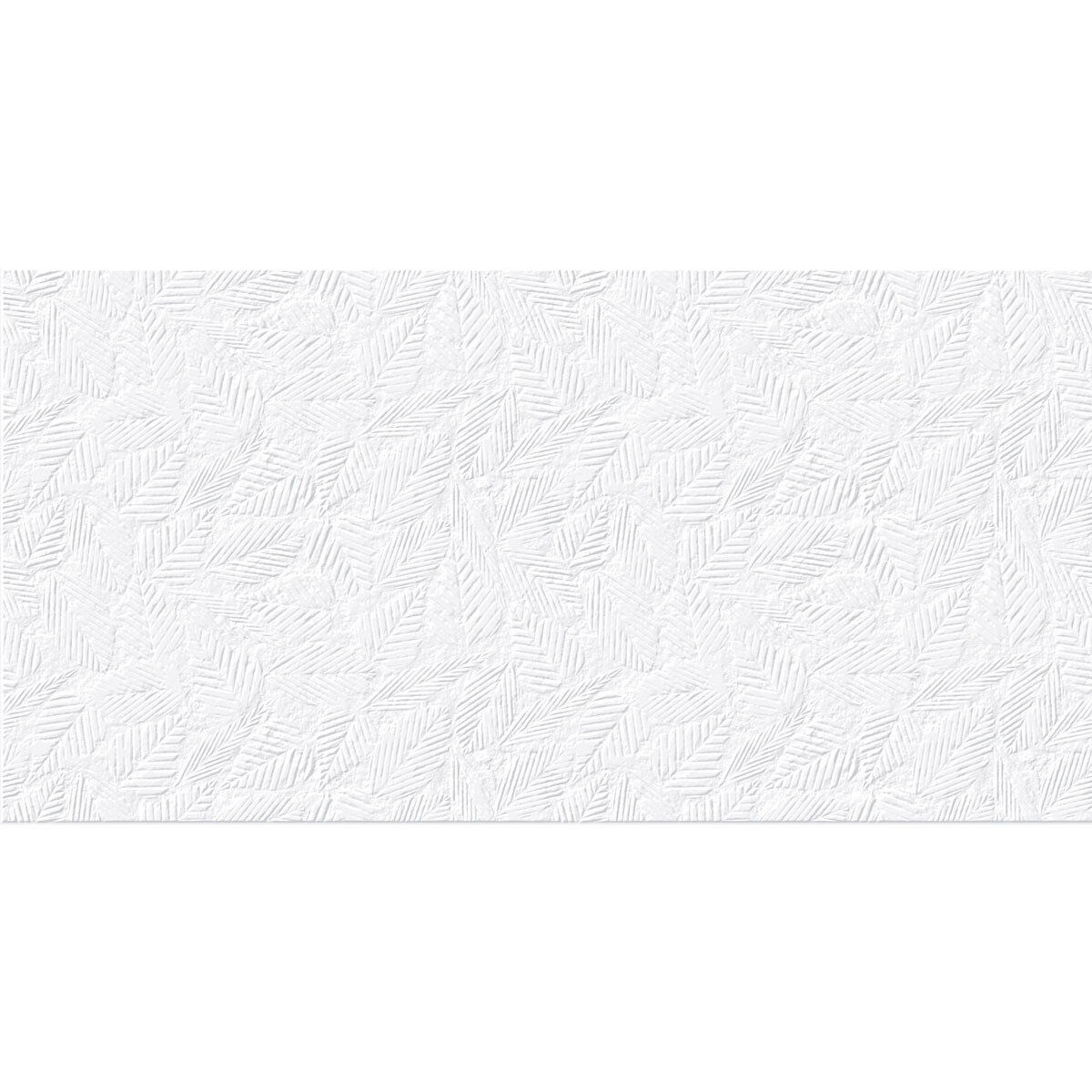 Porcelanato Blanco Esmaltado Decorado 62.5X125Cm Piso Pared 