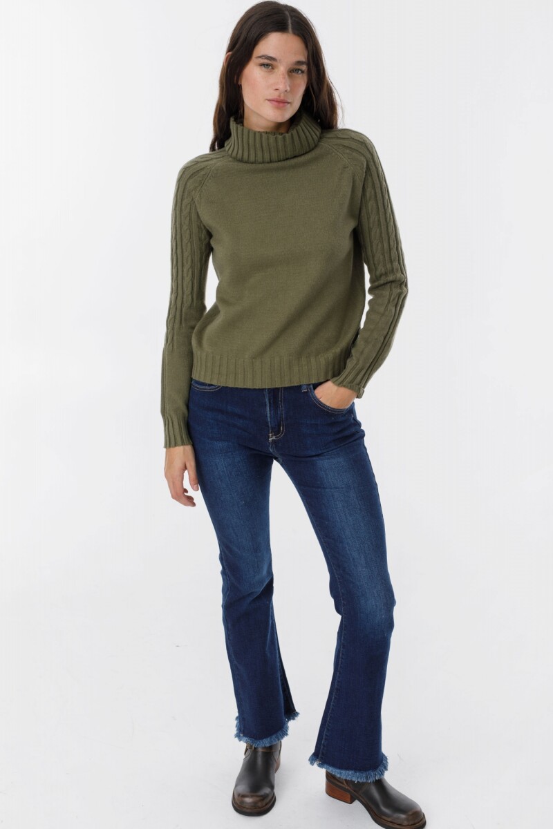 Sweater Espiga Verde Militar