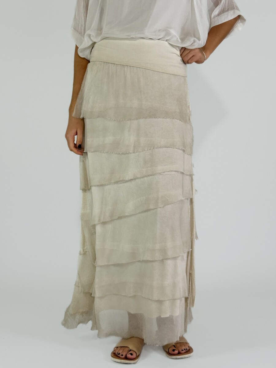 POLLERA GIULIANA - BEIGE 