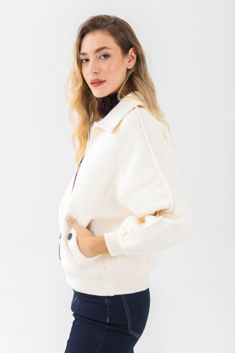 Chaqueta Helena Crudo
