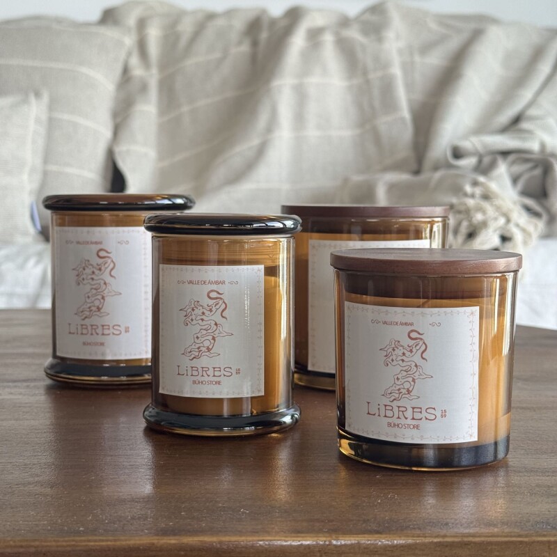 Vela aromática Valle de Ambar 280g Vela aromática Valle de Ambar 280g