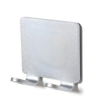Soporte Gancho Acero Maquina de Afeitar Accesorios Baño Color Plateado