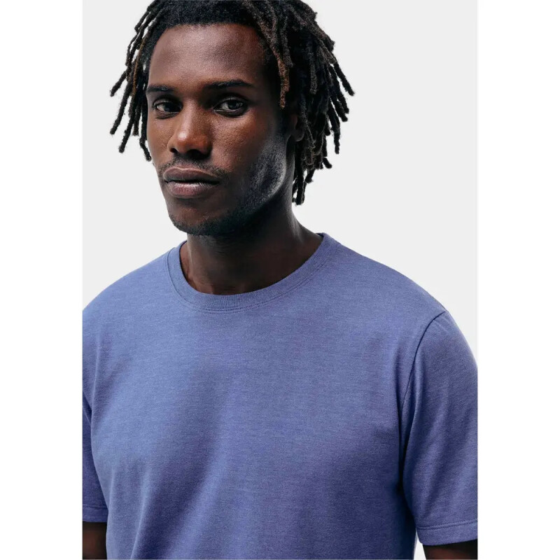 CAMISETA MM MASC AZUL MESCLA