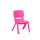 Silla para niños en plástico inyectado colores Fucsia