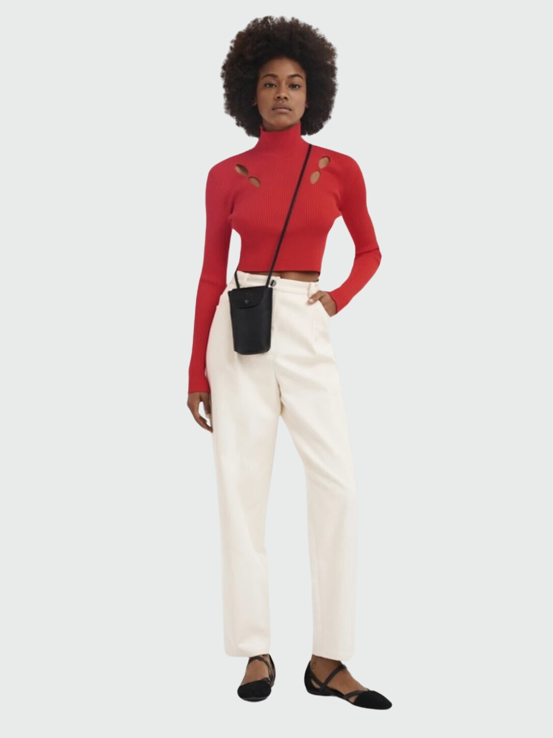 Longchamp -Funda de teléfono con cordón, Le pliage Xtra 001