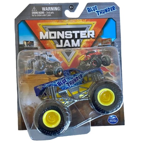 Figura Monster Jam Vehículo 1:64 58757 BLUE-THUNDER