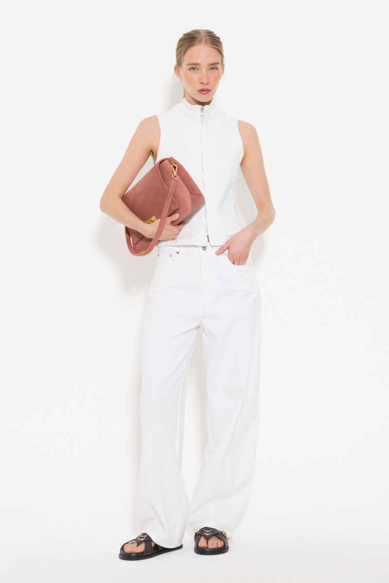 JEANS CARMY WHITE Blanco
