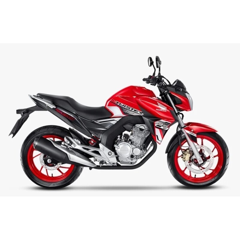 Moto Honda Calle Cb 125f Twister Rojo Mate