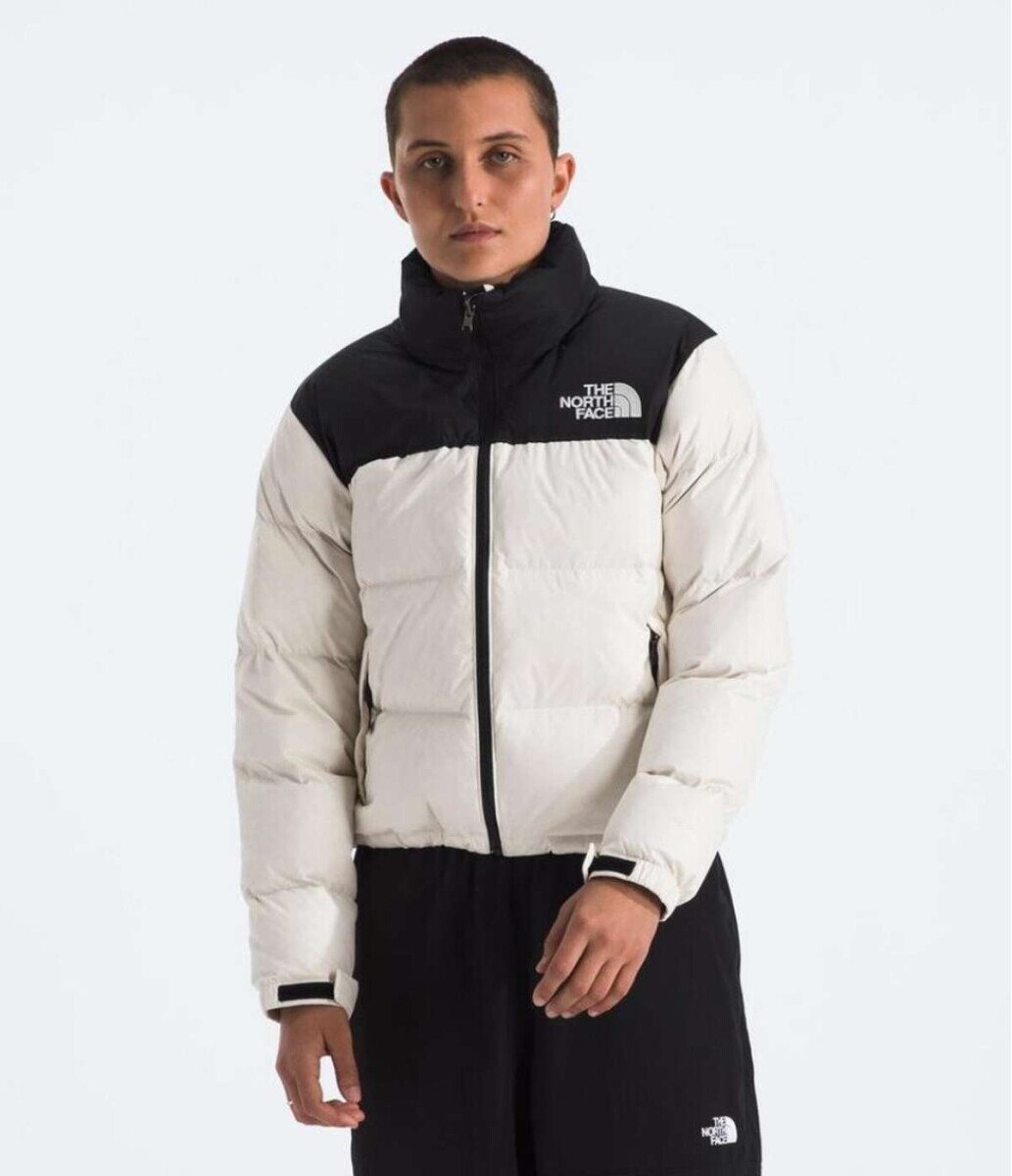 Campera de Pluma 1996 Nuptse mujer - White Dune/tnf Black/r 