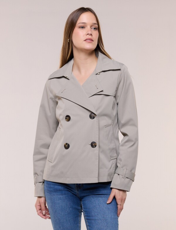 Gabardina Trench Corta VERDE