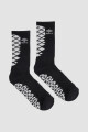 Medias individuales media caña con abs umbro hombre Negro
