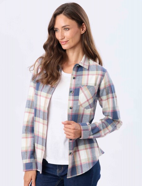 CAMISA VIYELA CUADROS Verde