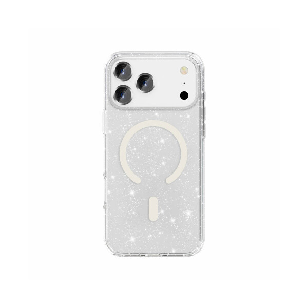 Protector para iPhone 17 Pro Max MagSafe glitter transparente Protector Para Iphone 17 Pro Max Magsafe Glitter Transparente