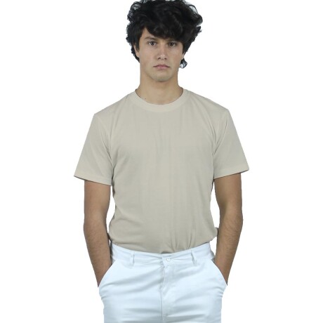 Camiseta Clásica / Básica Beige