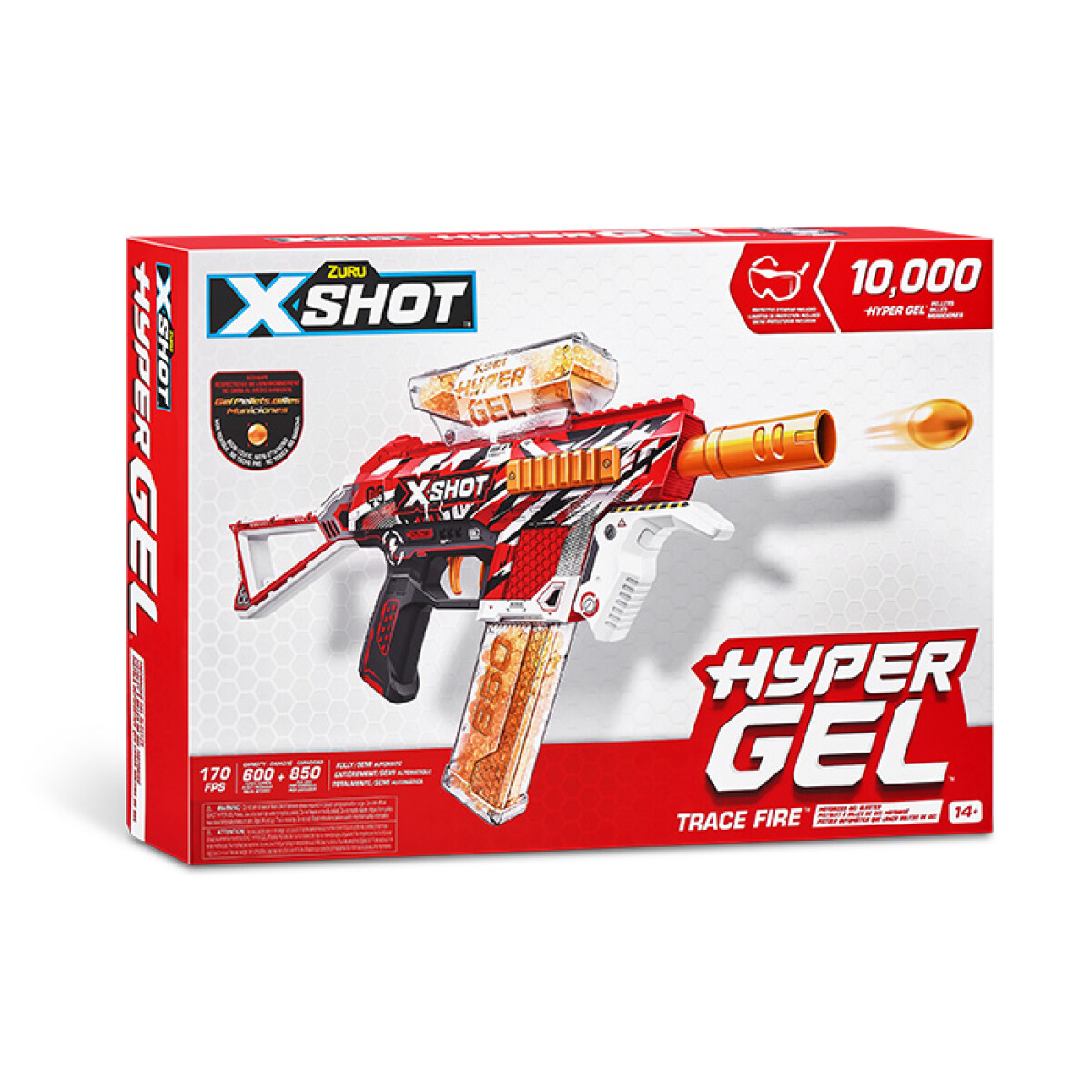 Pistola X-shot Hyper Gel Clutch 5000 Pellet - 001 