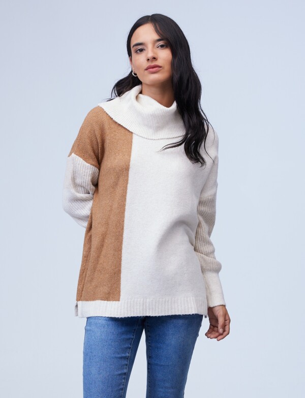 Buzo Colorblock CRUDO/MULTI