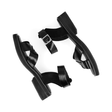 SANDALIAS VENET - CUERO ALMA NEGRO