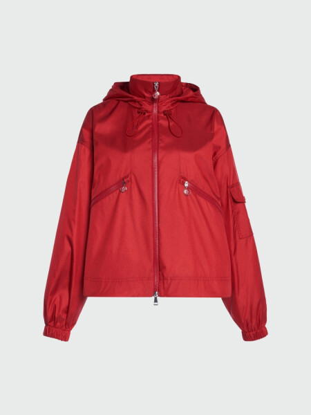 Moncler - Campera con capucha, Hemar Rojo