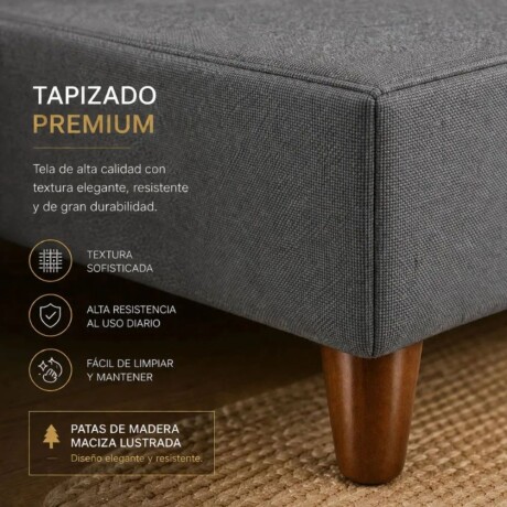 Sommier Smartbox HAMPTONS 1 plaza 90x190 Bronze GRIS