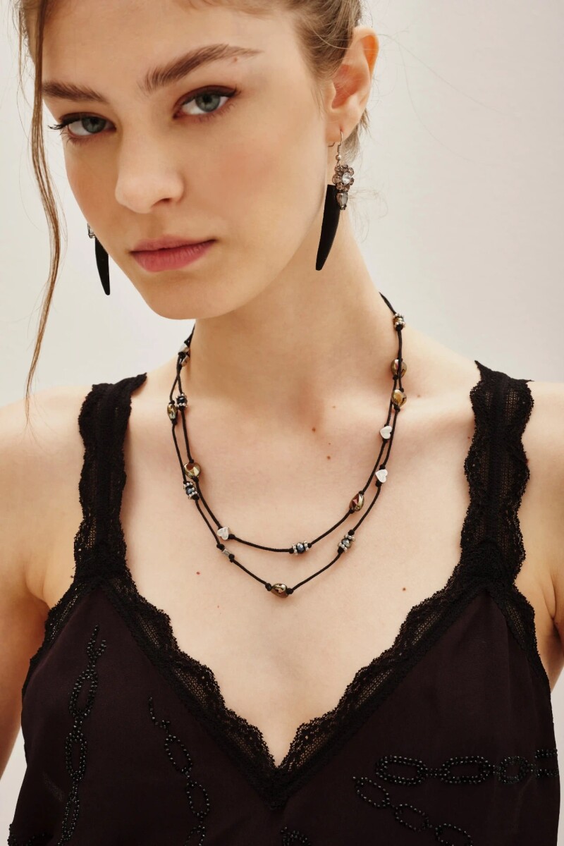 Collar Cristal Heart 