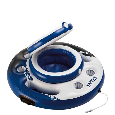 INTEX CONSERVADORA INFLABLE + 5 POSAVASOS REDONDA 89 CM DE DIAMETRO RIVER RUN Intex Conservadora Inflable + 5 Posavasos Redonda 89 Cm De Diametro River Run