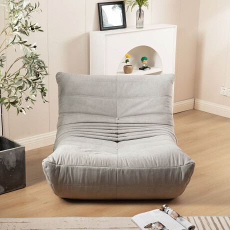 SOFÁ INIDIVIDUAL 1 CUERPO TELA GRIS AKIVA