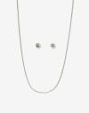 Bijouterie Set Metal Set De Bijouterie - Plateado Rodio