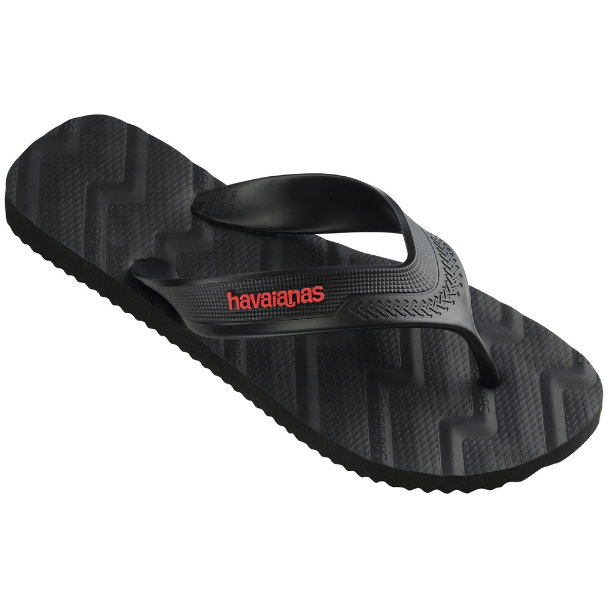 Sandalias Havaianas Track Waves Hombre - Negro 