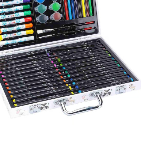 Maletín de Arte y Útiles Escolares Inspire Children 60 Pzas Multicolor