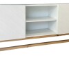 Rack para tv laca blanca - PRODUCTO CON DETALLES EN LA MADERA - Rack para tv laca blanca - PRODUCTO CON DETALLES EN LA MADERA -