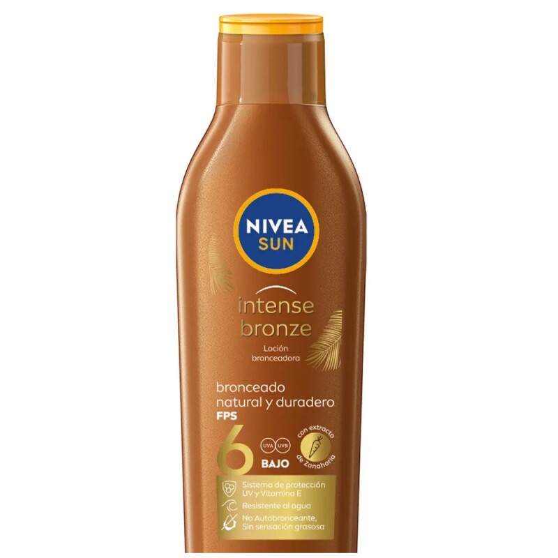 Bronceador Nivea Sun Loción Con Caroteno Fps6 200 Ml. Bronceador Nivea Sun Loción Con Caroteno Fps6 200 Ml.