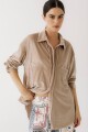 CAMISA BIMBA VELVET Beige