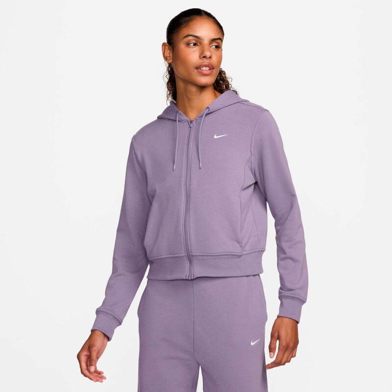 Abrigo Nike One Dri-Fit Con cierre Hoodi de Mujer Multicolor