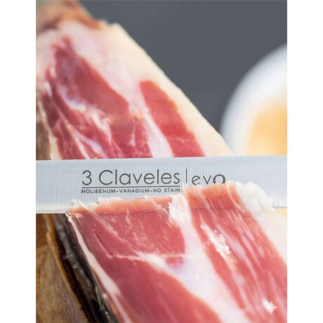 Cuchillo Jamonero 25Cm Caja Pvc Evo 3 Claveles
