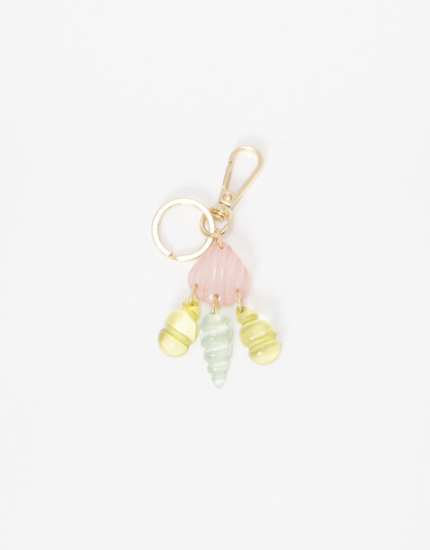 Llavero Acrilico Llavero Y Bag Charm Caracoles - Combinacion Multicolor