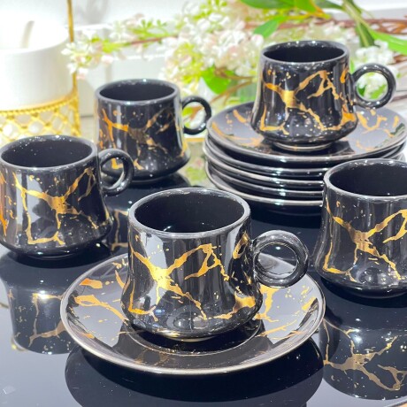 Juego De Café Con Platillos 12 Piezas 60ML Juego De Café Con Platillos 12 Piezas 60ML