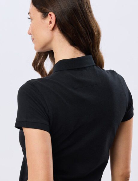 REMERA POLO PIQUÉ Negro