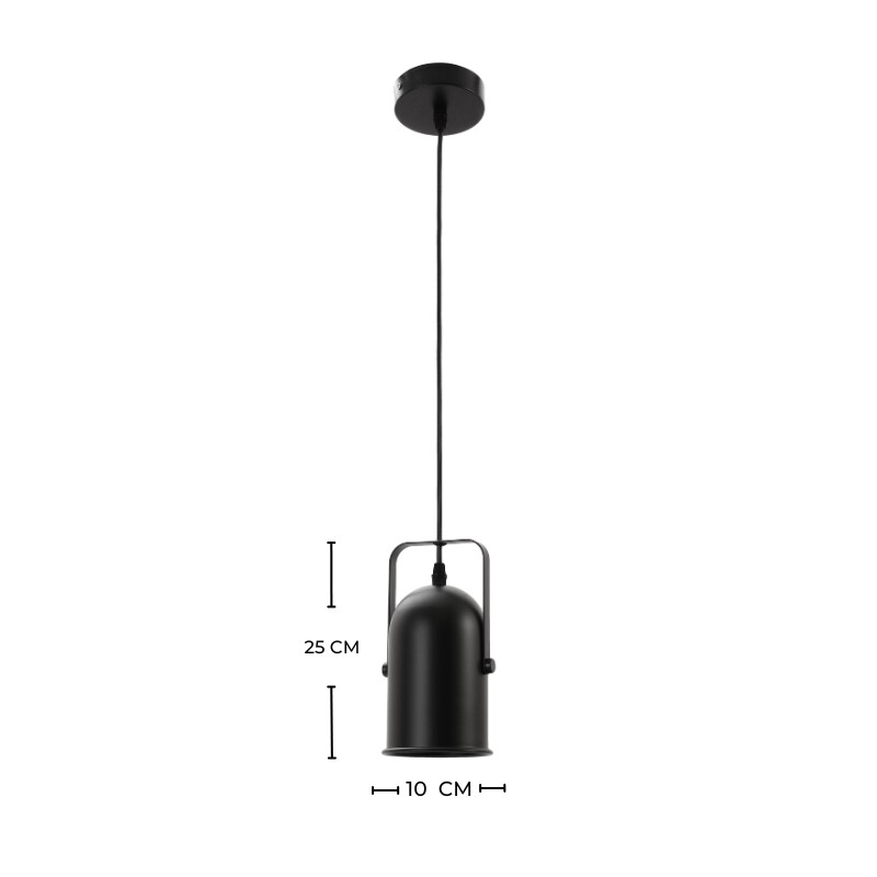 COLGANTE SHARP SMALL Luminaria Colgante Sharp Small Negra