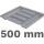 Organizador de cubiertos Gris 500-g