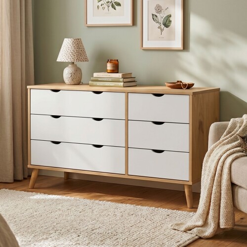 Cómoda 6 Cajones Madera - Linea Dublin Cómoda 6 Cajones Madera - Linea Dublin