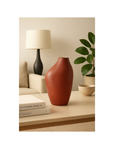 FLORERO CERAMICA 13x9x22CM TERRACOTA FLORERO CERAMICA 13x9x22CM TERRACOTA